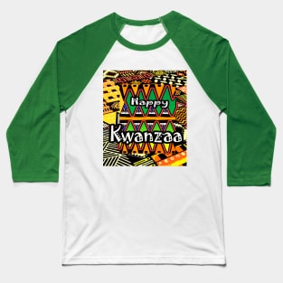 Happy Kwanzaa Baseball T-Shirt
